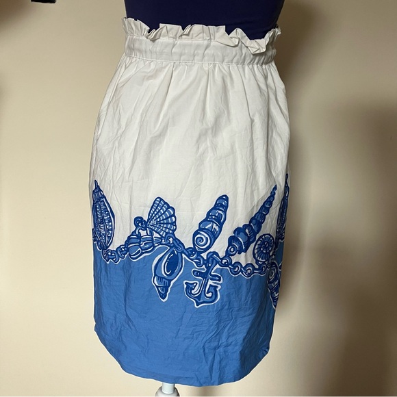 Lilly Pulitzer Blue & White Seashell Preppy Summer Dress size XS - Picture 7 of 7